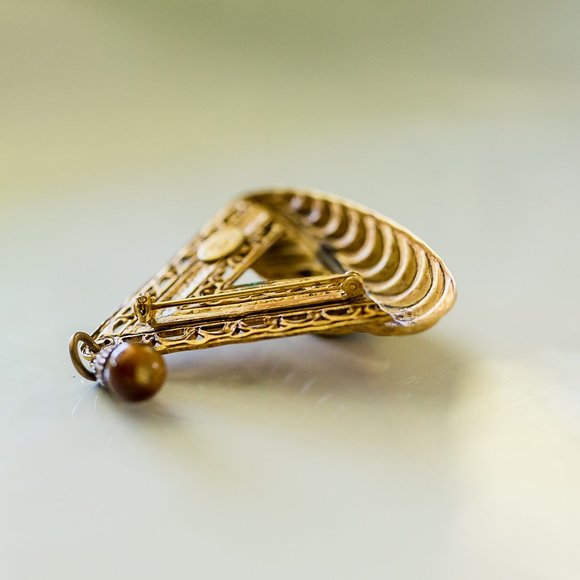 Vintage Signed Kate Hines Brooch - Picture 2 of 6